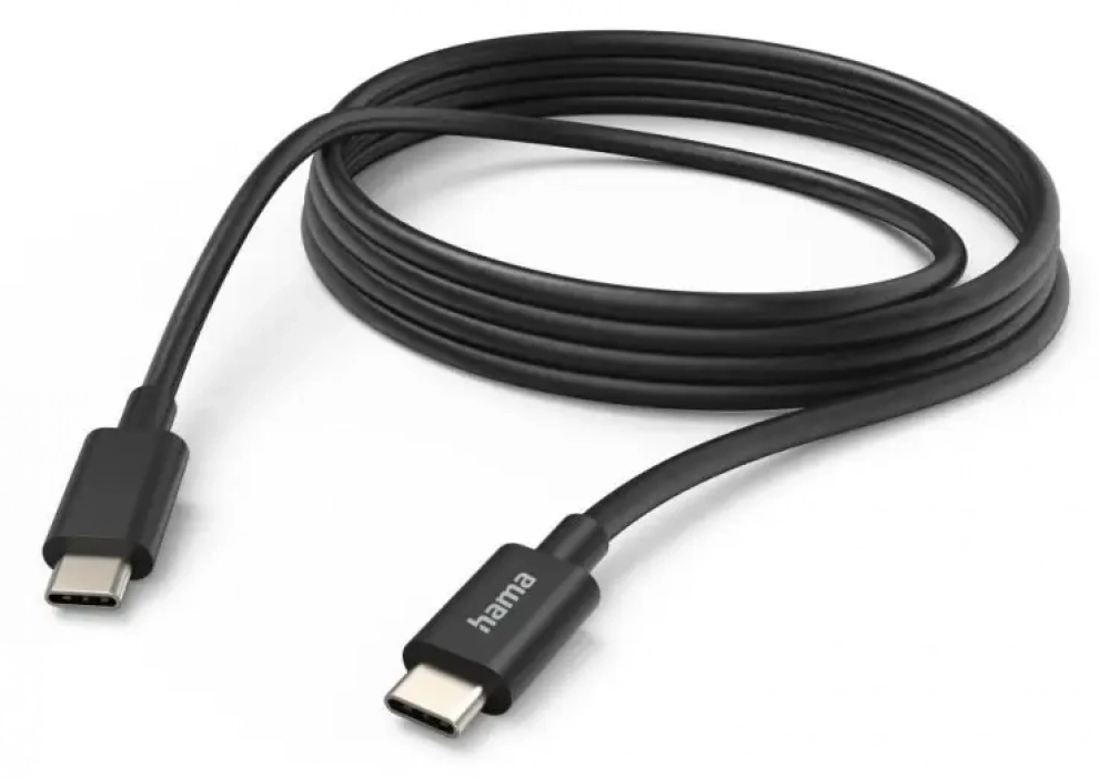 Кабел Hama, USB-C M/M, 3м, Черен | 201593