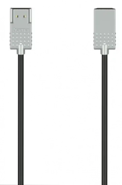 Кабел Hama Ultra-Slim, HDMI M / HDMI M, 4K, 2м, Черен/Сив | 205075