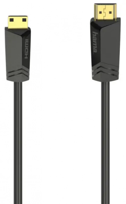Кабел HAMA 205015, HDMI М/ mini HDMI М, 1.5 м, Черен