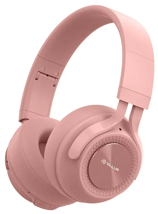 Безжични Bluetooth слушалки Tellur Feel, Розови | TLL511481 1