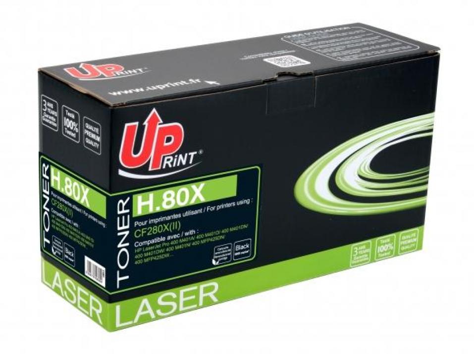 Съвместима тонер касета UPRINT CF280X за HP LJ Pro 400/ M401/M425, 6900 страници, Черен