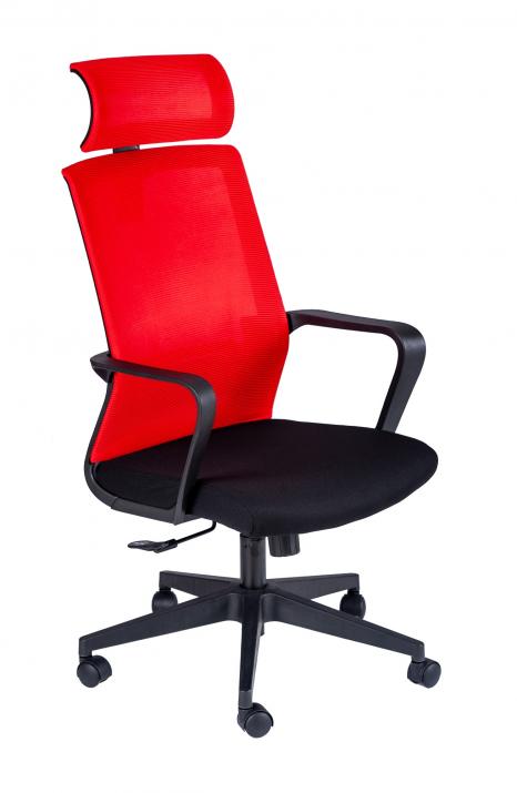 Ергономичен офис стол Toro HB - Червен/Черен 1