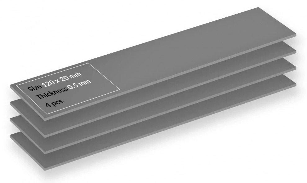 Термопроводящ пад Arctic TP-4, 120 x 20 x 0.5 mm, 4-Pack | ACTPD00065A 1