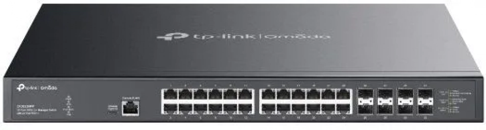 Суич TP-Link Omada SX3832MPP, 32-портов L2+ управляем с 24-порта PoE++ 1