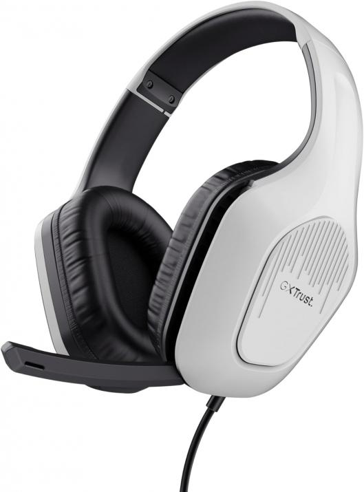 Геймърски слушалки Trust GXT 415 Zirox, Бял | 24993 1