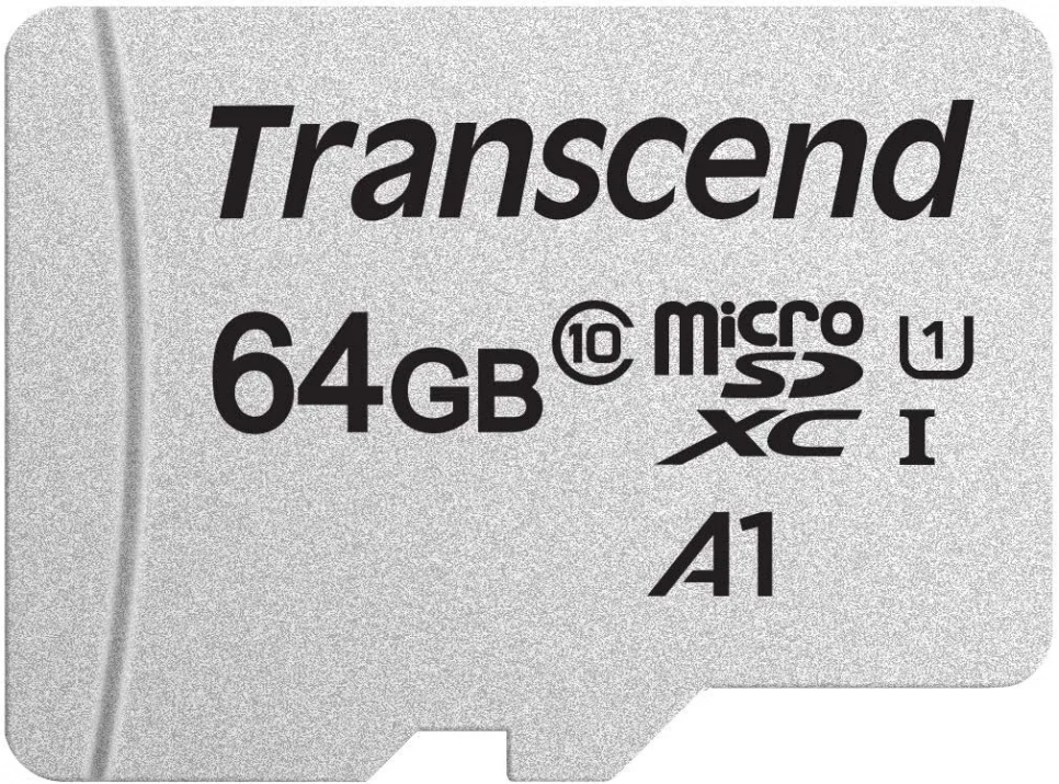 Карта памет Transcend 64GB microSD UHS-I U3A1, Без адаптер | TS64GUSD300S 1