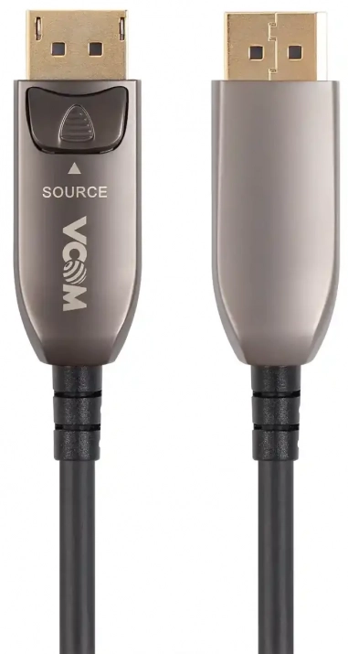 Кабел VCom D3751, Display Port M/M 1.4, 8K, 15м, Черен | D3751-15.0m 1