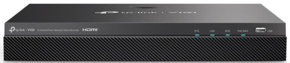 8-каналno NVR записващо устройство TP-Link VIGI NVR2008H-8MP, Черно 1