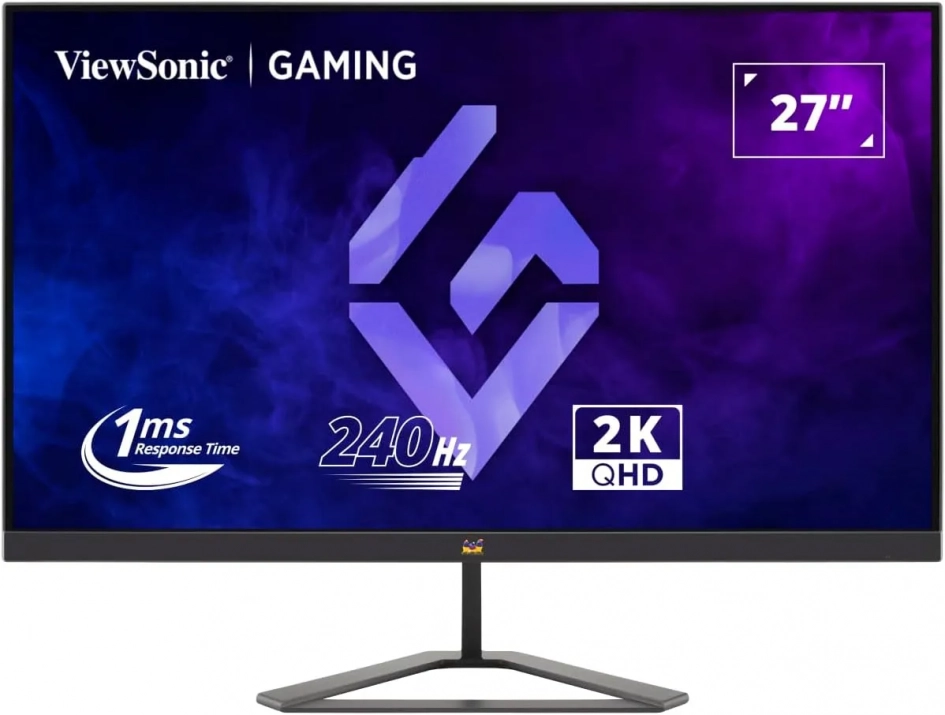 Геймърски монитор ViewSonic VX2758A-2K-PRO-3, 27" IPS, QHD (2560 x 1440), 240Hz, 1ms, FreeSync, HDR10, Черен 1
