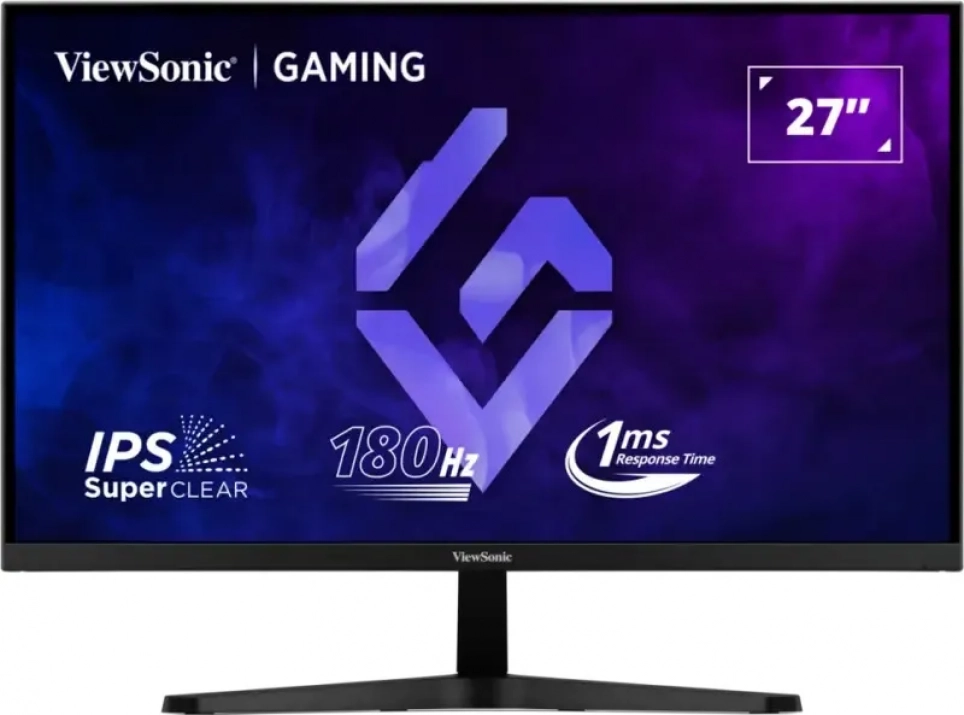 Геймърски монитор ViewSonic VX27G1-HD 27" IPS, FHD (1920 x 1080), 180Hz, 1ms, FreeSync, HDR10, Черен 1