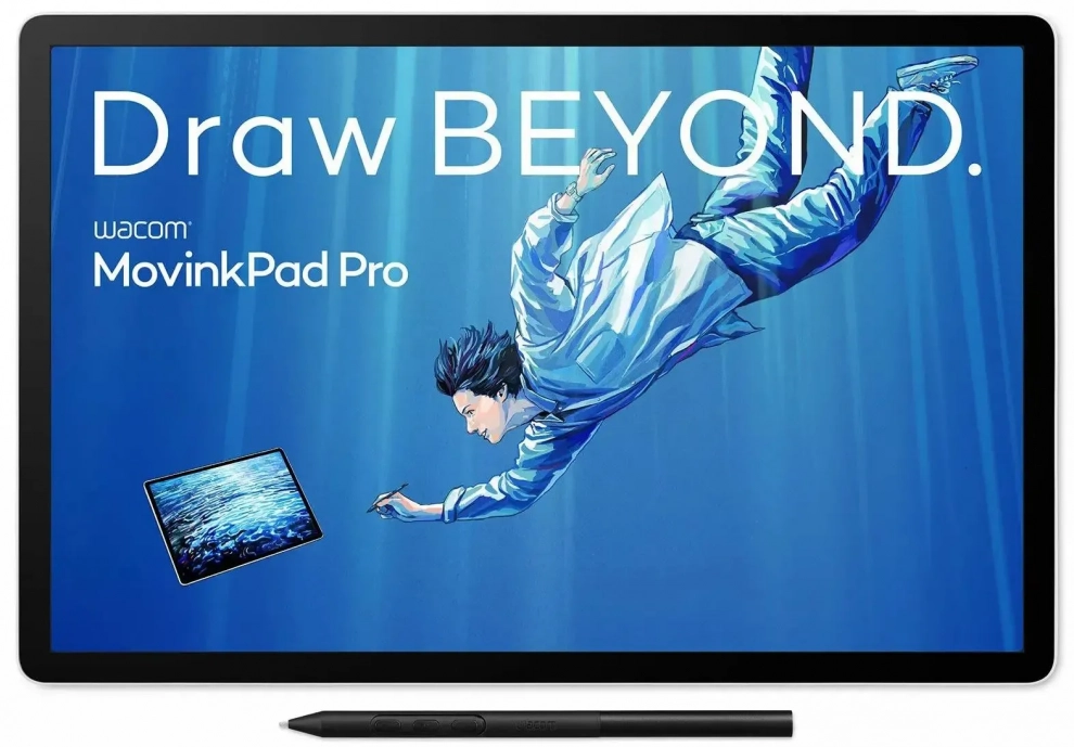 Графичен таблет Wacom MovinkPad Pro 14, 14", 2.8K (2880 x 1800) OLED, Сив | DTHA140L0B 1