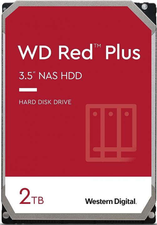 WD Red Plus 2TB SATA III, 3.5" | Bulk - в антистатична опаковка | WD20EFPX