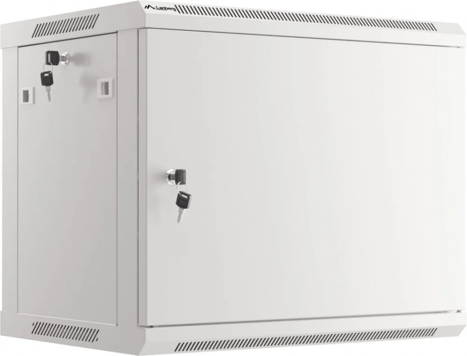 Комуникационен шкаф за стена Lanberg 19" 9U (600x450), Сив | WF01-6409-00S 1