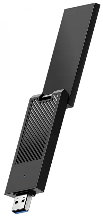 Безжичен USB адаптер Cudy WU5400, AX5400, Tri-band, Черен 1