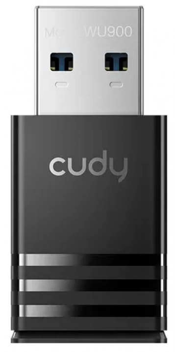 Безжичен USB адаптер Cudy WU900, AX900, Dual-Band, Черен 1