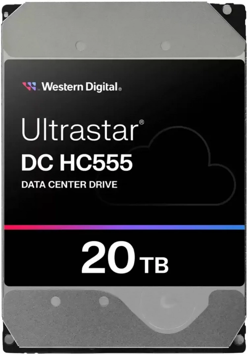 Western Digital 20TB Ultrastar DC HC555 Data Center 3.5” SATA HDD Server | WUH722020CLE6L4 1