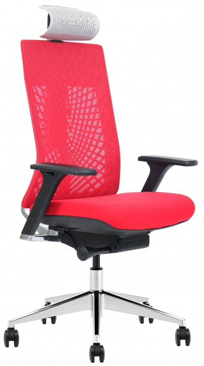 Луксозен офис стол Ergonomee Mojo Lux - Червен  (bifma certified) 1