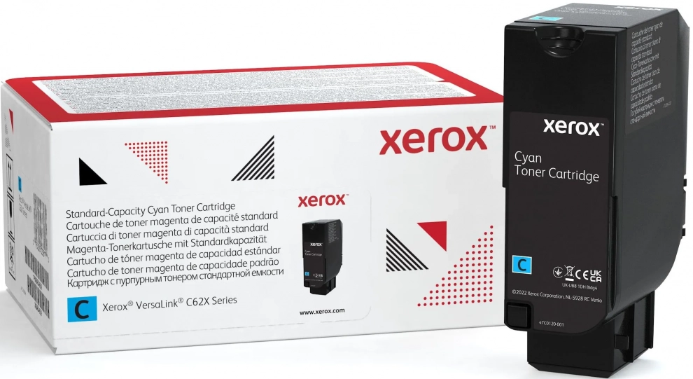 Консуматив Xerox VersaLink C625/C620 Cyan Standard Capacity Toner Cartridge | 006R04621