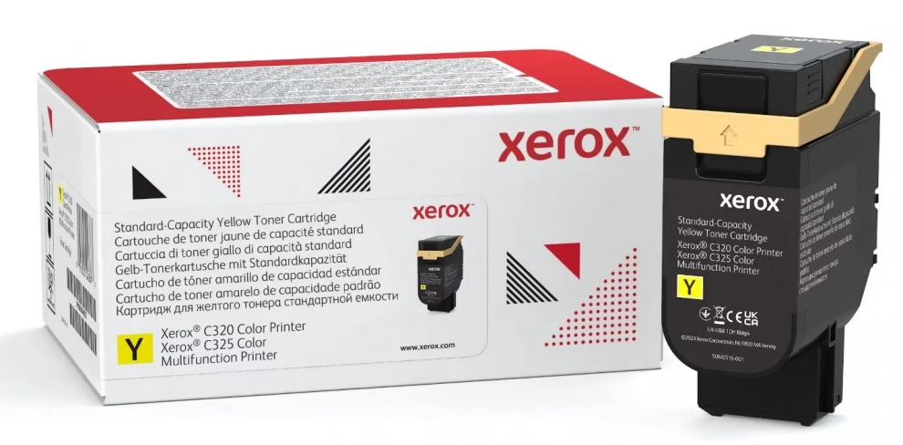 Xerox C320/C325 Standard-Capacity тонер касета 1.8K, Yellow | 006R04826