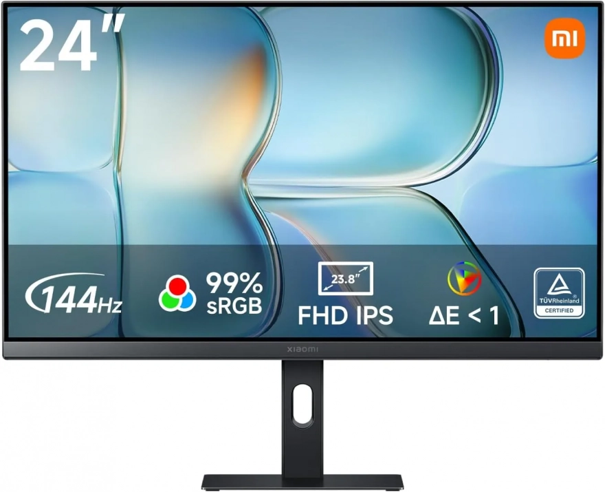 Монитор Xiaomi A24i 2026 23.8", IPS, FHD (1920 x 1080), 144Hz, 6ms, Черен | ELA6416EU 1