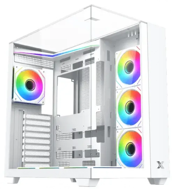 Xigmatek Aqua V H23A, Middle Tower, 7 Fans,  Arctic White | EN49088    1