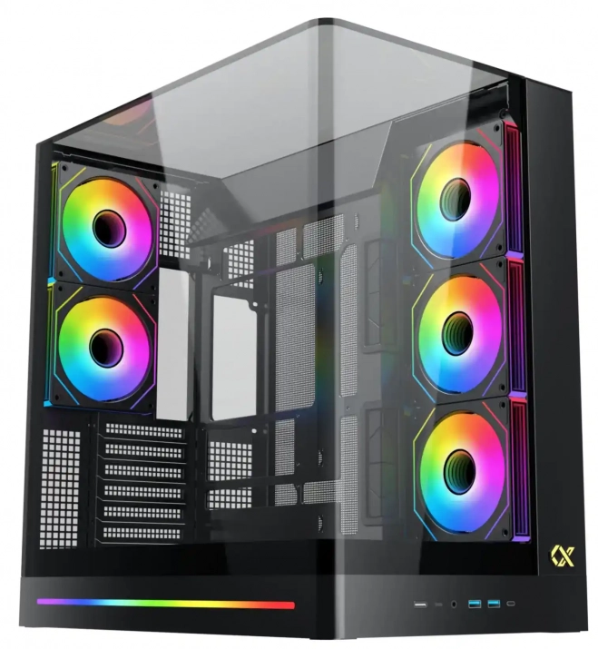Xigmatek Pano II, Middle Tower, 8 Fans, Black | EN48418    1