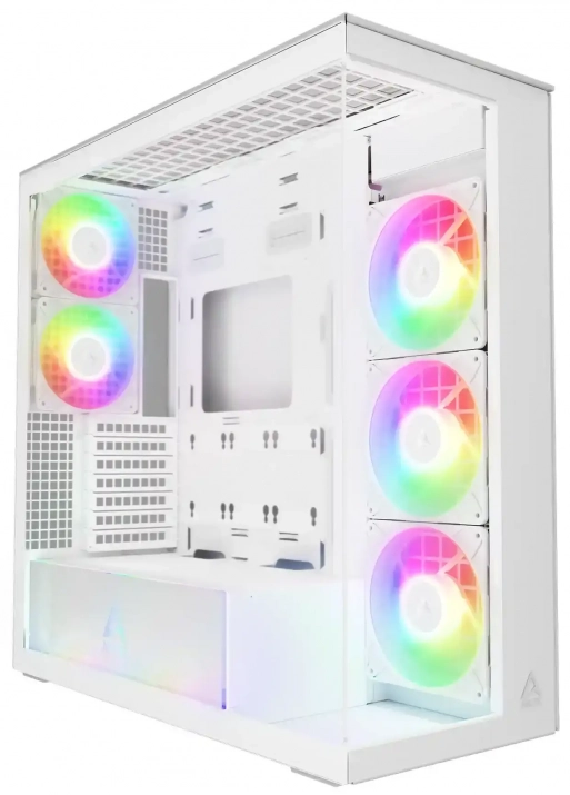 Arctic Xtender, Mid-Tower, 5 Fans, White | ACPCC00014A 1