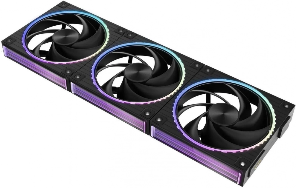 Вентилатор Zalman ZM-DF120R A3, Reverse Airflow, ARGB подсветка,  Black | ZM-DF120R A3 BLACK 1