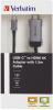 Кабел Verbatim USB-C(м) към HDMI(м), 1.5m 4K 60Hz, Black | 49144 3