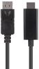 Кабел Lanberg display port V1.1(м) към  HDMI(м), 1.8m, Black | CA-DPHD-11CC-0018-BK 3