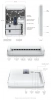 Точка за достъп Ubiquiti Dream Wall 420W, WiFi 6, Dual band, PoE, 2700 Mbps, Бяла | UDW 11
