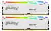 Kingston FURY Beast White RGB 32GB (2 x 16GB) DDR5 6000MHz CL30 | KF560C30BWEAK2-32 1