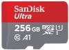 Micro SD 256GB Sandisk Ultra CLASS 10, U1, A1, 100 MB/S, + SD ADAPTER 1