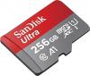 Micro SD 256GB Sandisk Ultra CLASS 10, U1, A1, 100 MB/S, + SD ADAPTER 2