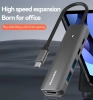 USB хъб BE HC506, 5-портов, USB-C 3.0, HDMI 4K/60Hz, Сив 4