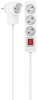 Разклонител HAMA 223081 Power strip, 3 + 1 гнезда, 1.4 м, Бял 3