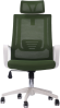 Ергономичен офис стол Vero W GREEN, Зелен/Бял 5