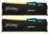 Kingston FURY Beast RGB 64GB ( 2 x 32GB) DDR5 6000MT/s CL30 | KF560C30BBEAK2-64 1