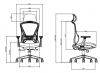 Ергономичен офис стол Ergonomee Fortuna - Черен 7