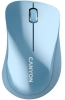 Безжична мишка Canyon MW-11, Pixart 3065, Светлосиня | CNE-CMSW11BL 1
