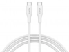 Кабел Canyon OnWire 60SC, USB-C М/М, PD 60W, 1м, Бял | CNS-CC60SC10W 1