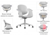 Oфис стол Ergonomee Creatio - Зелен   6