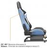 Геймърски симулатор Lumi LRS09-BS02 + Волан с педали Logitech Driving Force G920, Черен/Син 5