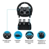 Геймърски симулатор Lumi LRS09-BS02 + Волан с педали Logitech Driving Force G920, Черен/Син 10