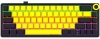 Безжична геймърска механична клавиатура Lorgar KBP70MW, 65%, Toxic Purple switches, US, RGB, Черна/Жълта | LRG-KBP70MW-YL-US 1