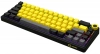 Безжична геймърска механична клавиатура Lorgar KBP70MW, 65%, Toxic Purple switches, US, RGB, Черна/Жълта | LRG-KBP70MW-YL-US 4
