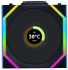 Вентилатор Lian Li UNI SL Wireless LCD Reverse Blade, ARGB, 120 mm, Black | 12RSLLCD1W1B 1