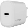 Адаптер за зареждане Canyon OnCharge 200, 20W PD, USB-C, Бял | CNE-CHA200-01 3