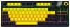 Безжична механична геймърска клавиатура LORGAR KBP70TKLW, Toxic Purple switches, TKL, RGB, Черна/Жълта | LRG-KBP70TKLW-YL-US
 1