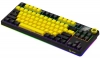 Безжична механична геймърска клавиатура LORGAR KBP70TKLW, Toxic Purple switches, TKL, RGB, Черна/Жълта | LRG-KBP70TKLW-YL-US
 3